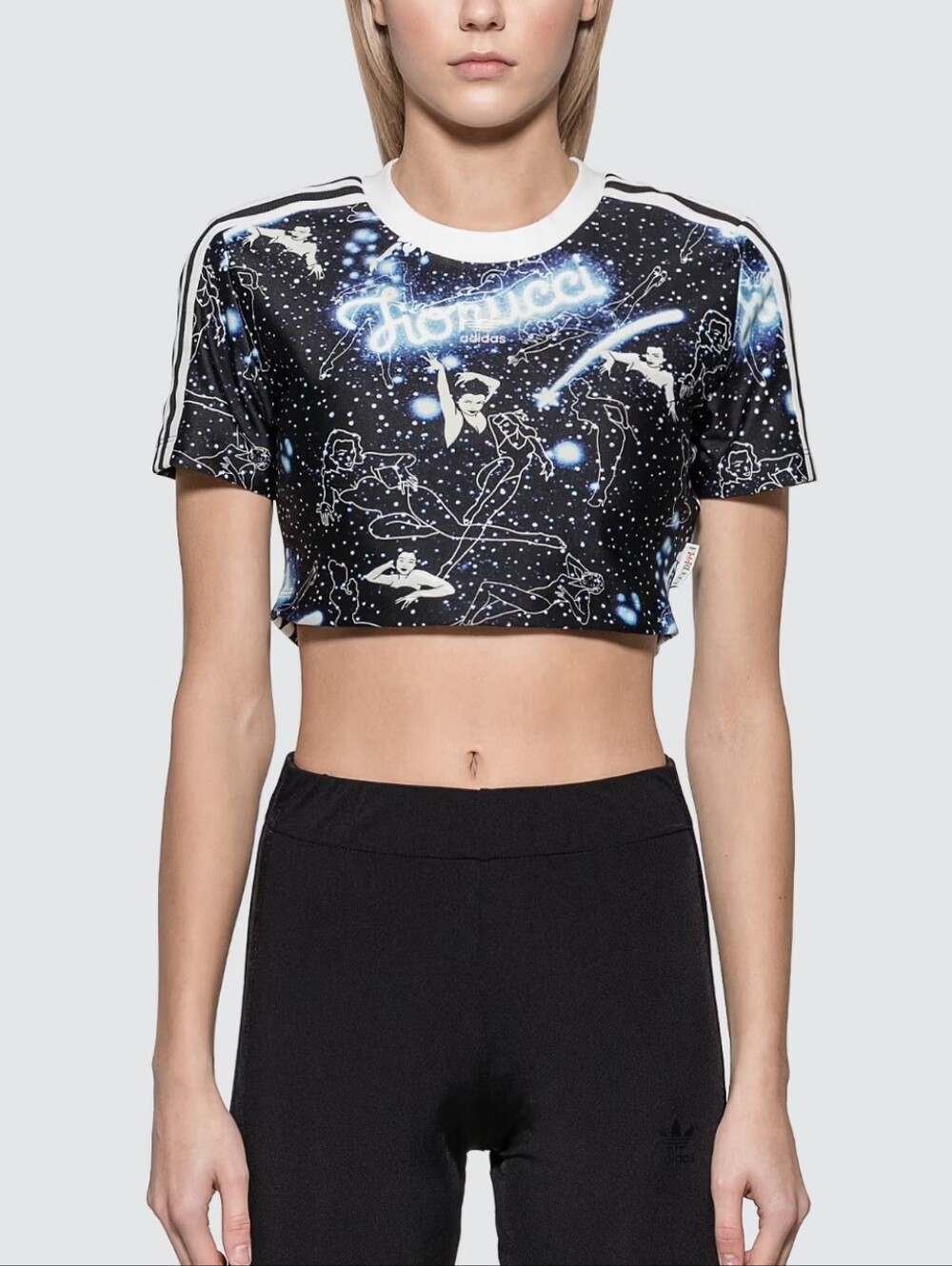 Adidas Originals X Fiorucci Crop Graphic T-Shirt